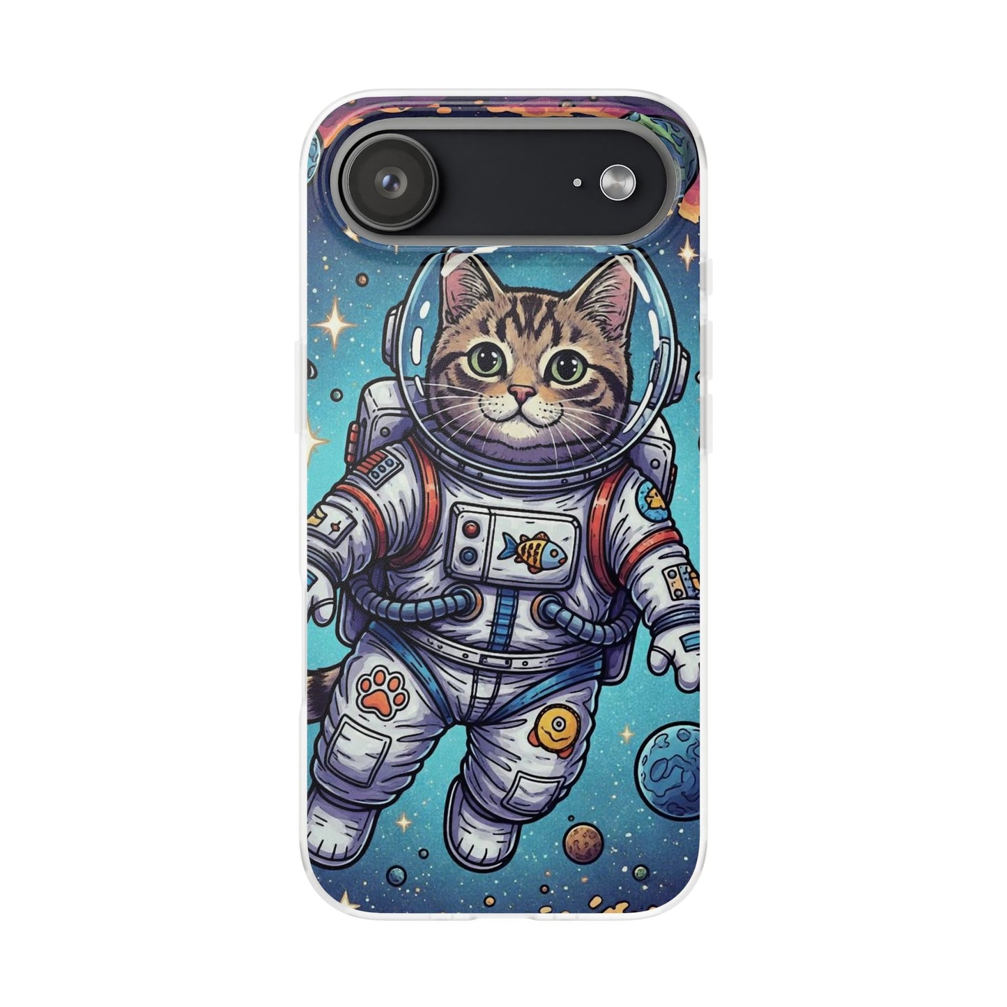 Astronaut Cat - Flexi Phone Case