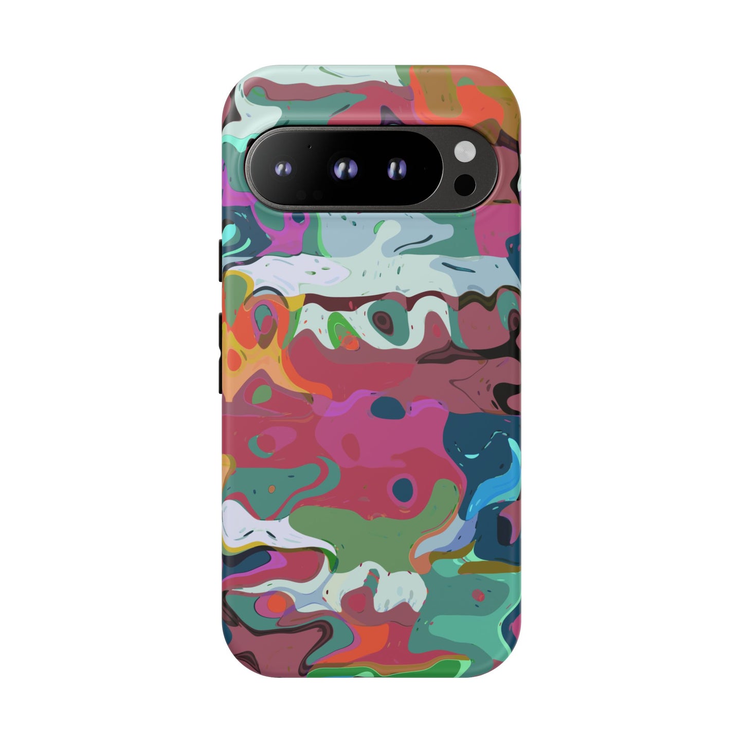 Colorful Abstract Marble - Phone Case