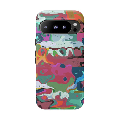 Colorful Abstract Marble - Phone Case