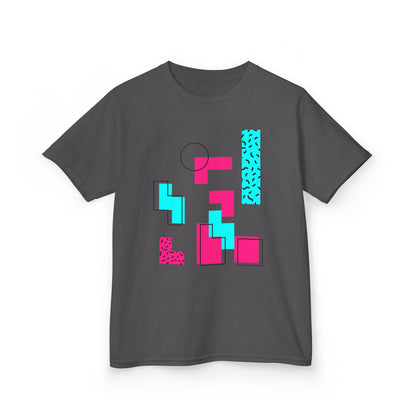 Retro Geometric Vibes - Kids Tee