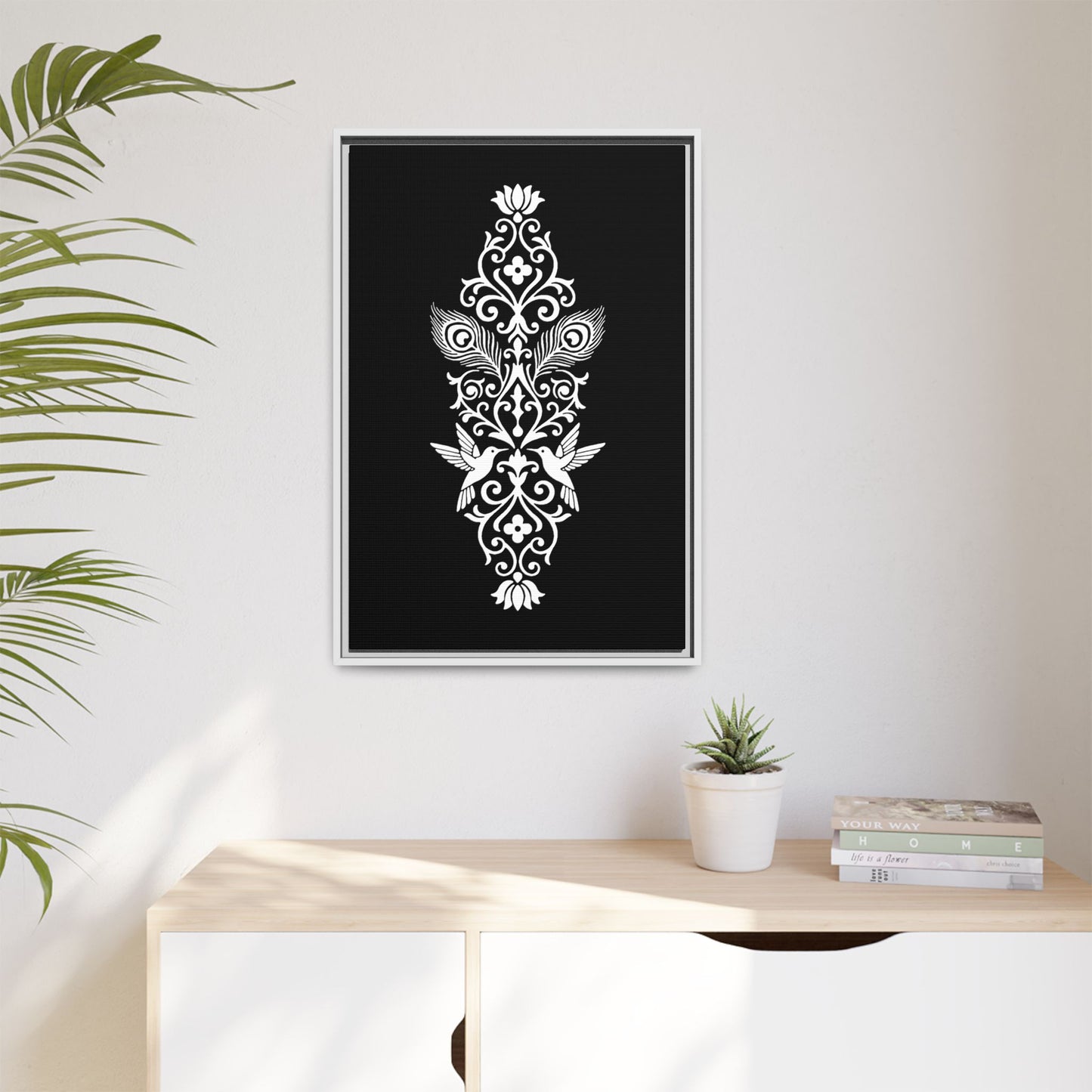 Hummingbird Soulmates - Framed Canvas