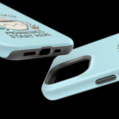 Brew-tiful Mornings Start Here - Magnetic Phone Case