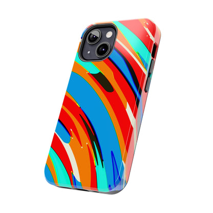 Abstract Rainbow Swirl Arc - Phone Case