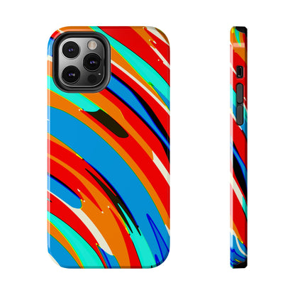 Abstract Rainbow Swirl Arc - Phone Case