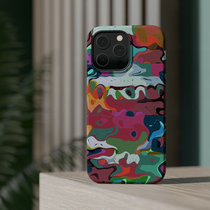 Colorful Abstract Marble - Magnetic Phone Case