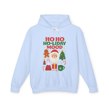 Unisex Holiday Hoodie, Ho Ho Ho-liday Mood, Christmas Gift, Festive Apparel, Cozy Sweatshirt, Holiday Season Wardrobe