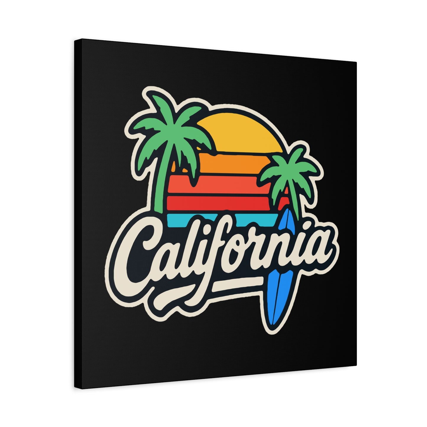California Surf Vibes - Canvas