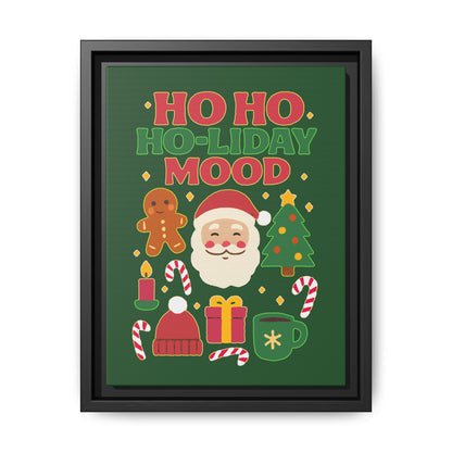 Ho Ho Ho-liday Mood - Framed Canvas