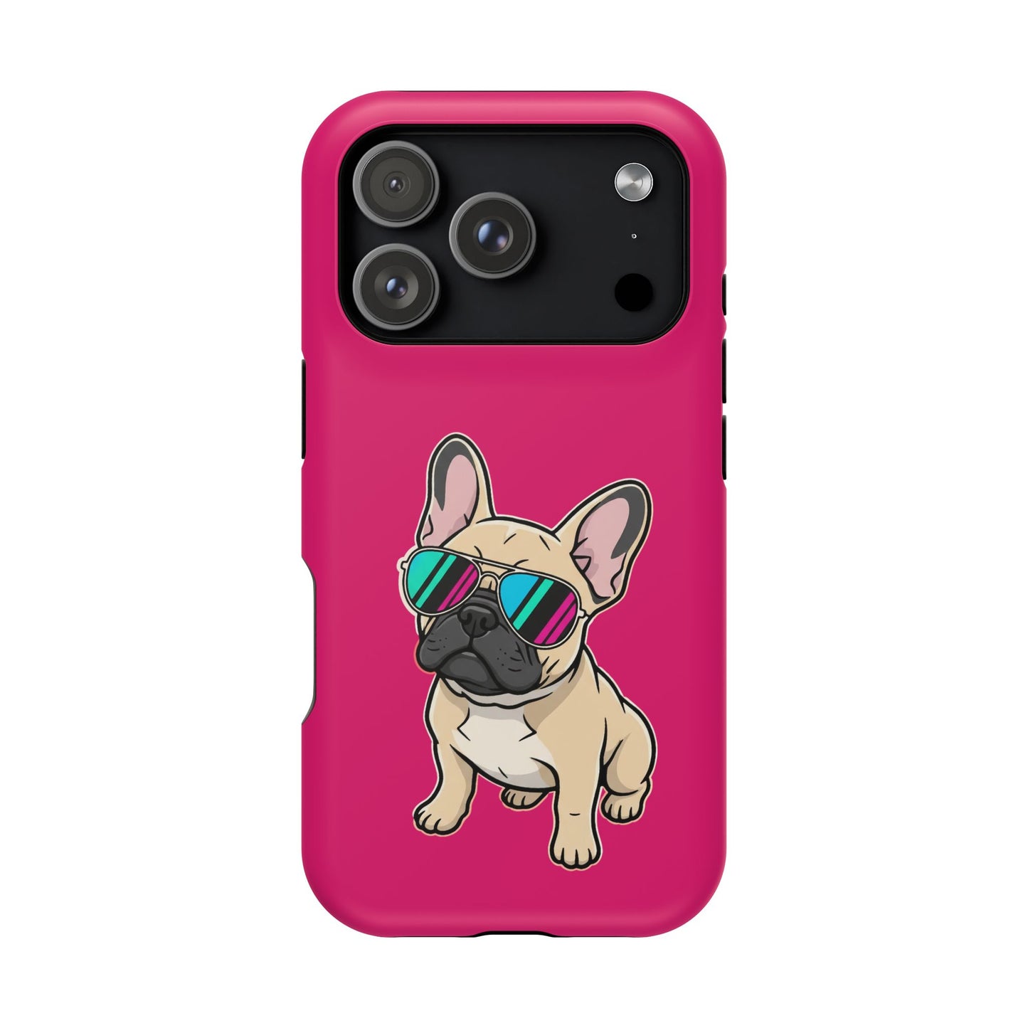 French Bulldog with Sunglasses - Magnetic Phone Case