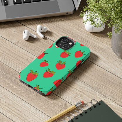 Strawberry Pattern - Phone Case