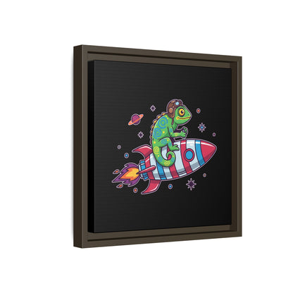 Cosmic Rider - Framed Canvas