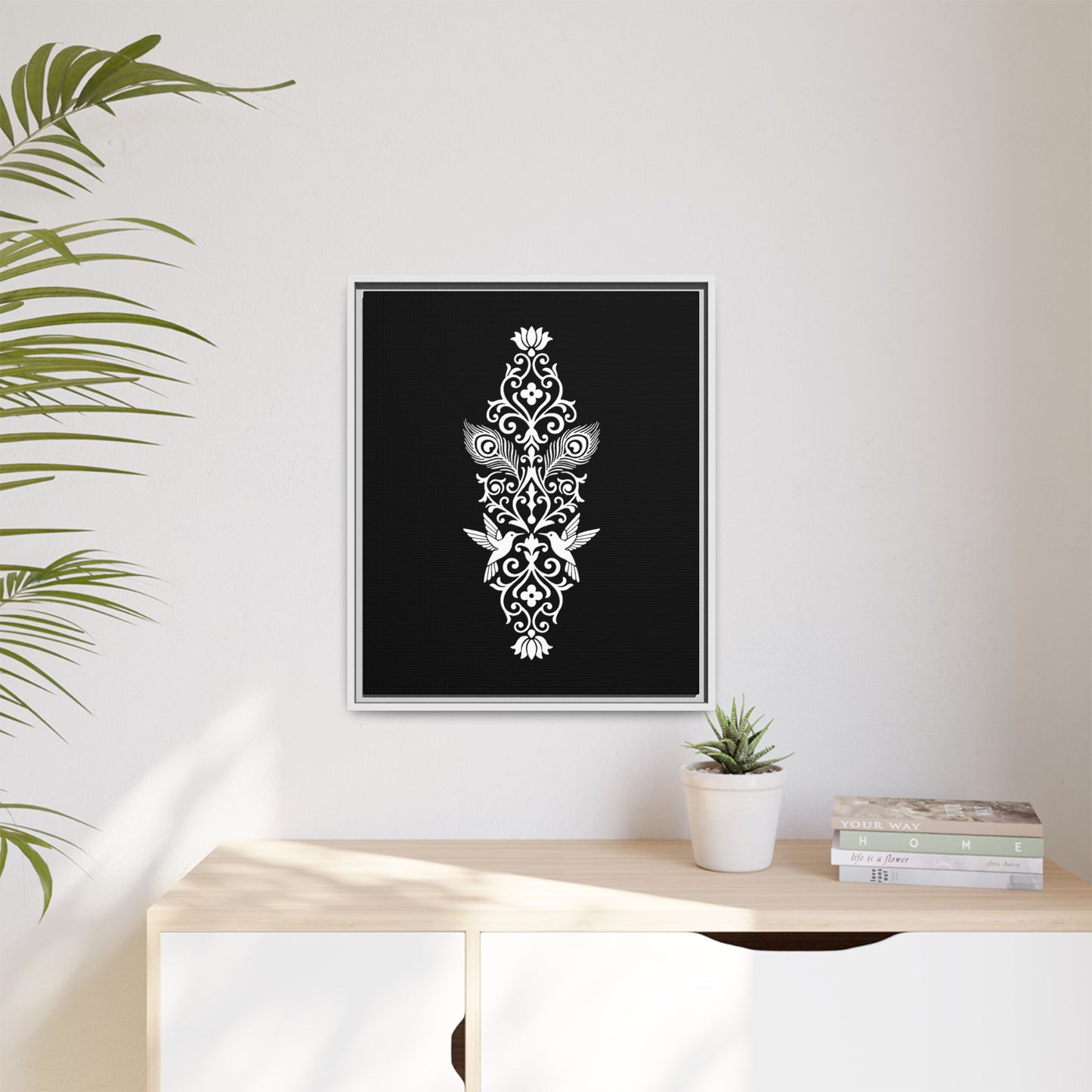 Hummingbird Soulmates - Framed Canvas