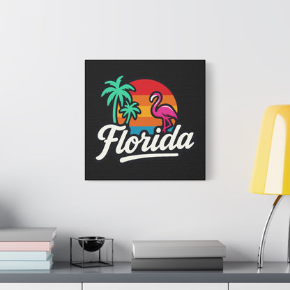 Florida Sunset Palm - Canvas