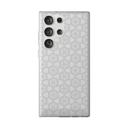Elegant Geometric Phone Case, Stylish Flexi Case for Everyday Use, Slim Fit, Gift Idea, Trendy Accessory, Minimalist Design