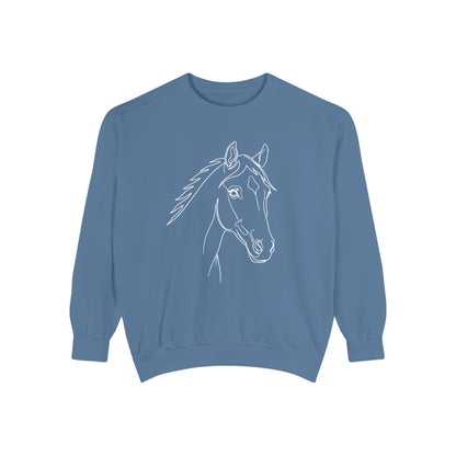 Horse Portrait Sketch - Sweatshirt