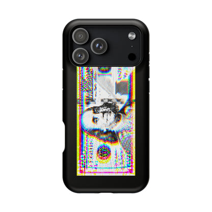 100 Dollars Bill - Neon Color Explosion - Magnetic Phone Case