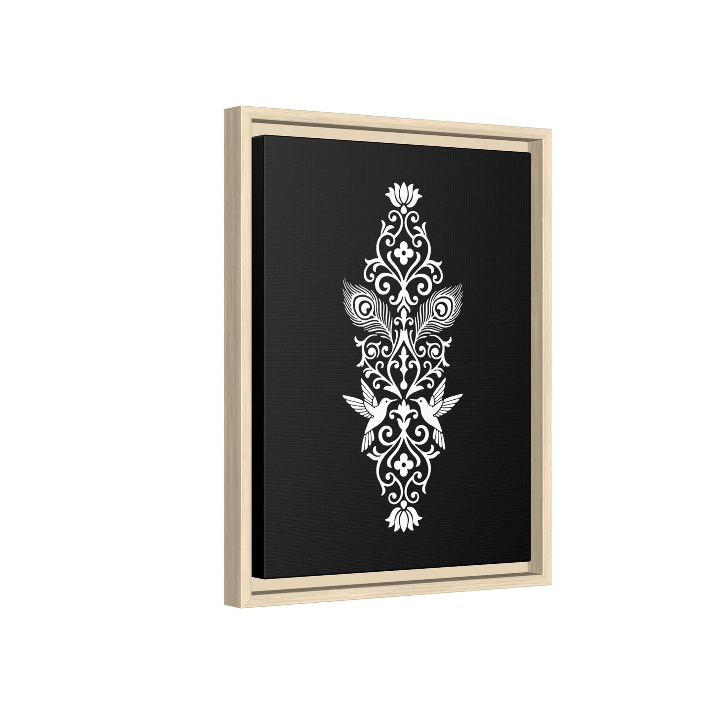 Hummingbird Soulmates - Framed Canvas