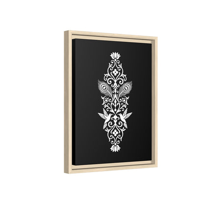Hummingbird Soulmates - Framed Canvas