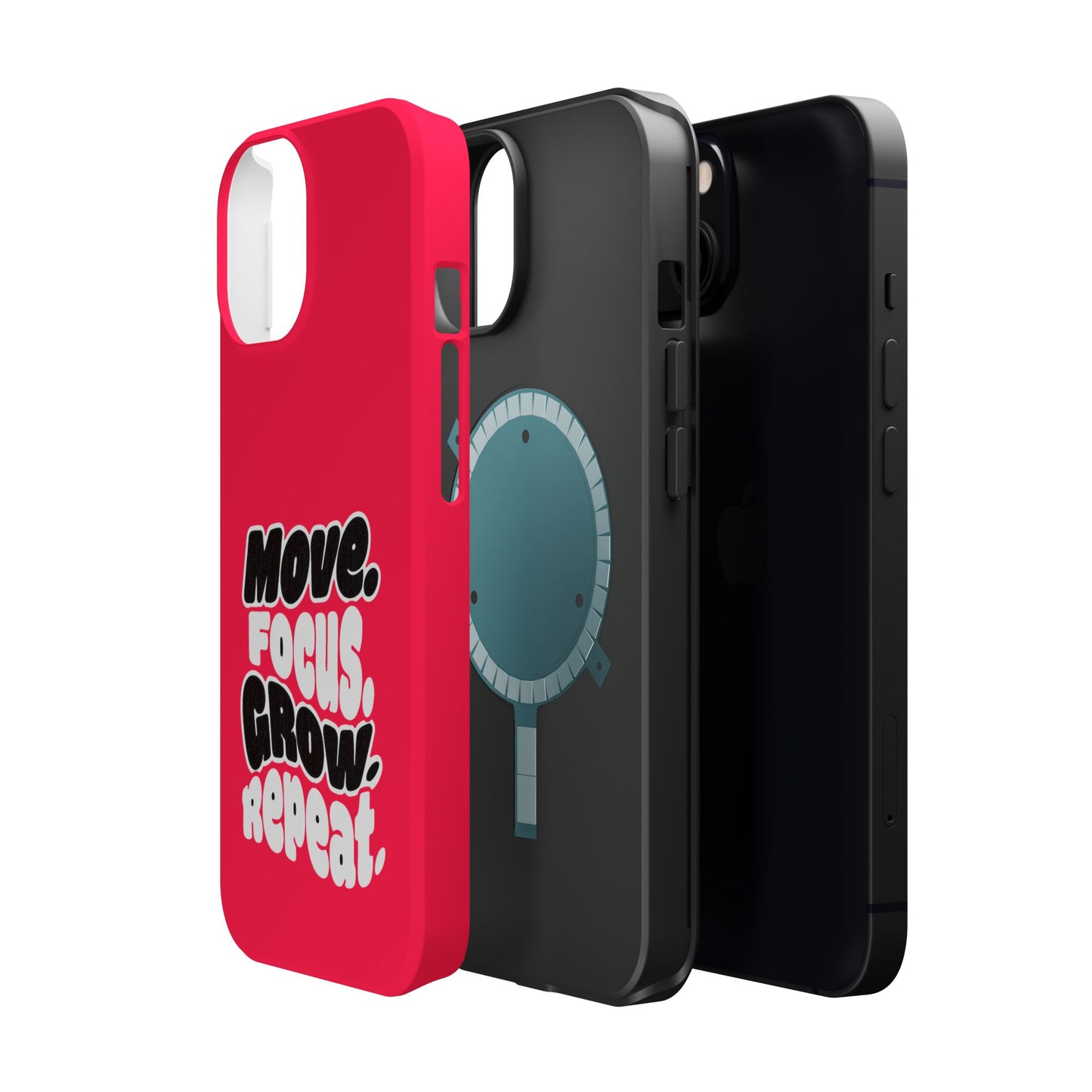 Move. Focus. Grow. Repeat. - Magnetic Phone Case