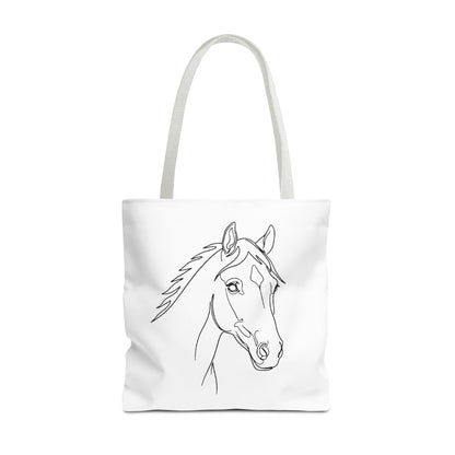 Horse Portrait Sketch - Tote Bag