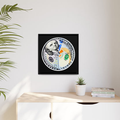 THE MOONEY - Framed Canvas