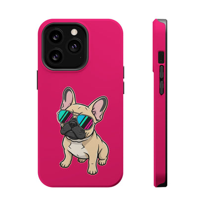 French Bulldog with Sunglasses - Magnetic Phone Case