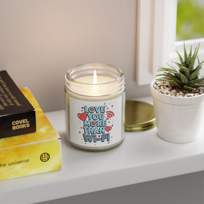 Love You More Than Wi‑Fi - Scented Candle