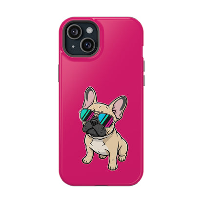 French Bulldog with Sunglasses - Magnetic Phone Case
