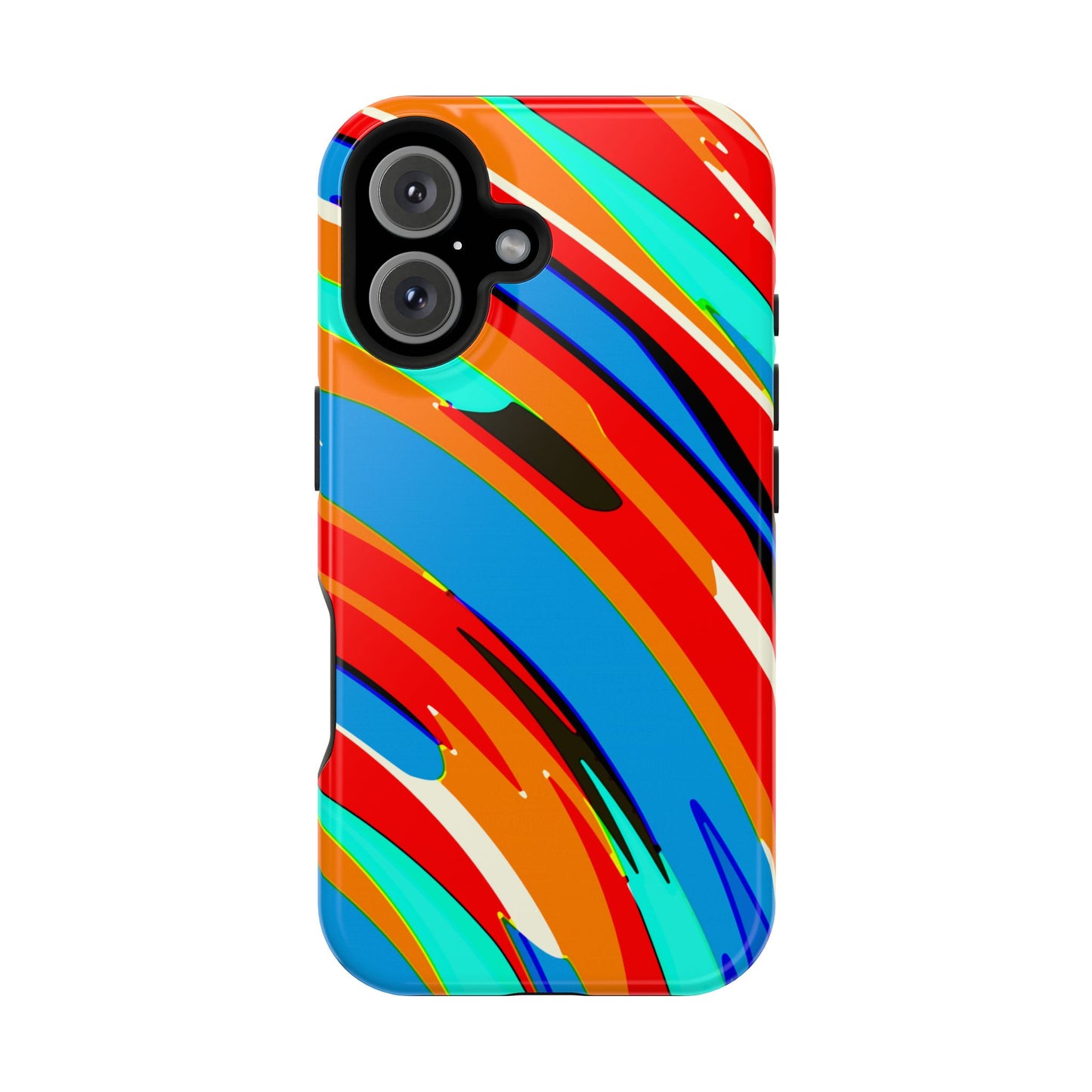 Abstract Rainbow Swirl Arc - Magnetic Phone Case