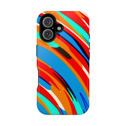 Abstract Rainbow Swirl Arc - Magnetic Phone Case