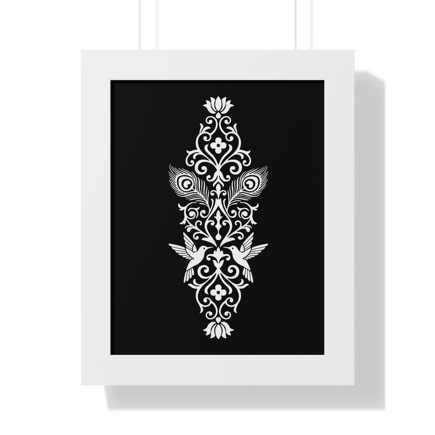 Hummingbird Soulmates - Framed Poster