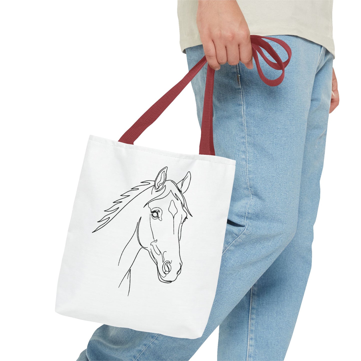 Horse Portrait Sketch - Tote Bag