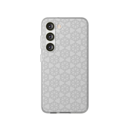 Elegant Geometric Phone Case, Stylish Flexi Case for Everyday Use, Slim Fit, Gift Idea, Trendy Accessory, Minimalist Design