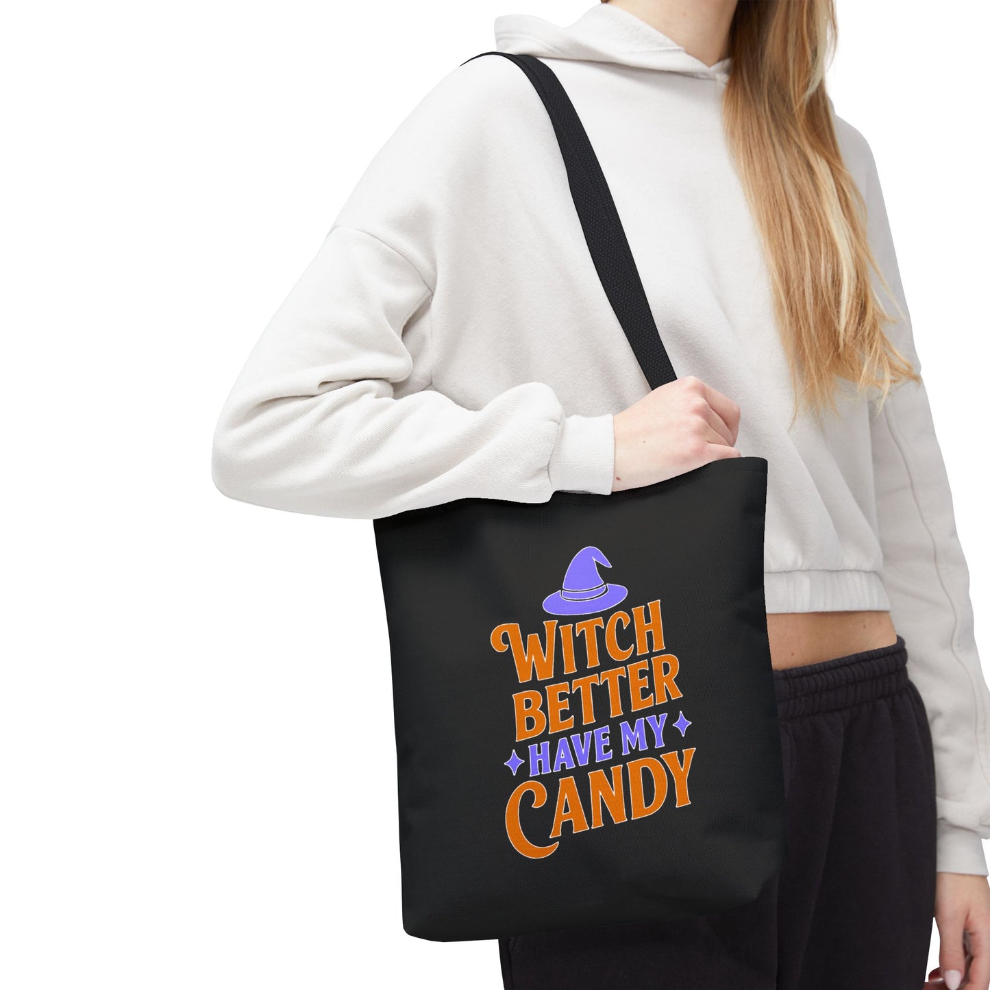 Halloween Tote Bag, Witch Better Have My Candy, Spooky Gift, Trick or Treat Bag, Autumn Shopping, Witch Theme