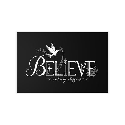 Believe and Magic Happens - Wall Decal