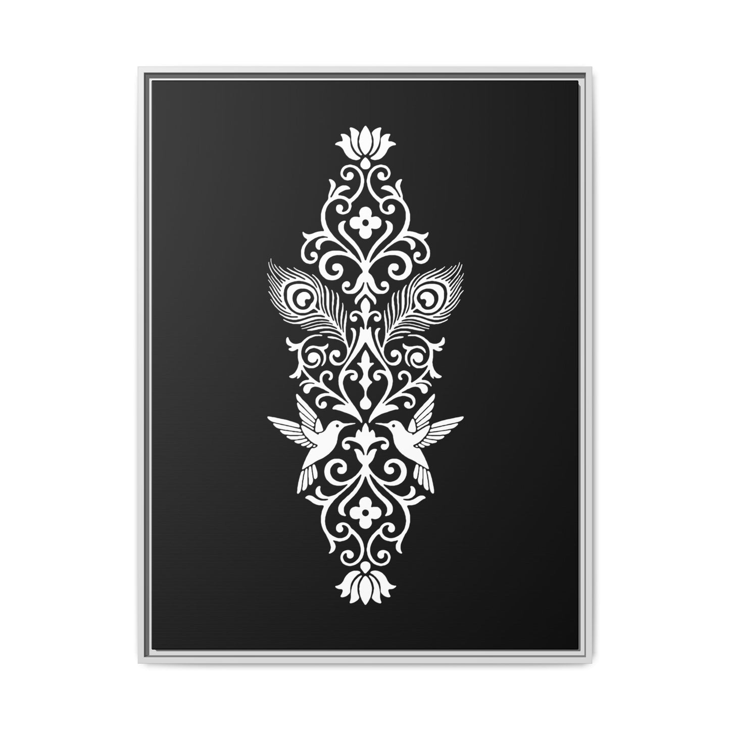 Hummingbird Soulmates - Framed Canvas