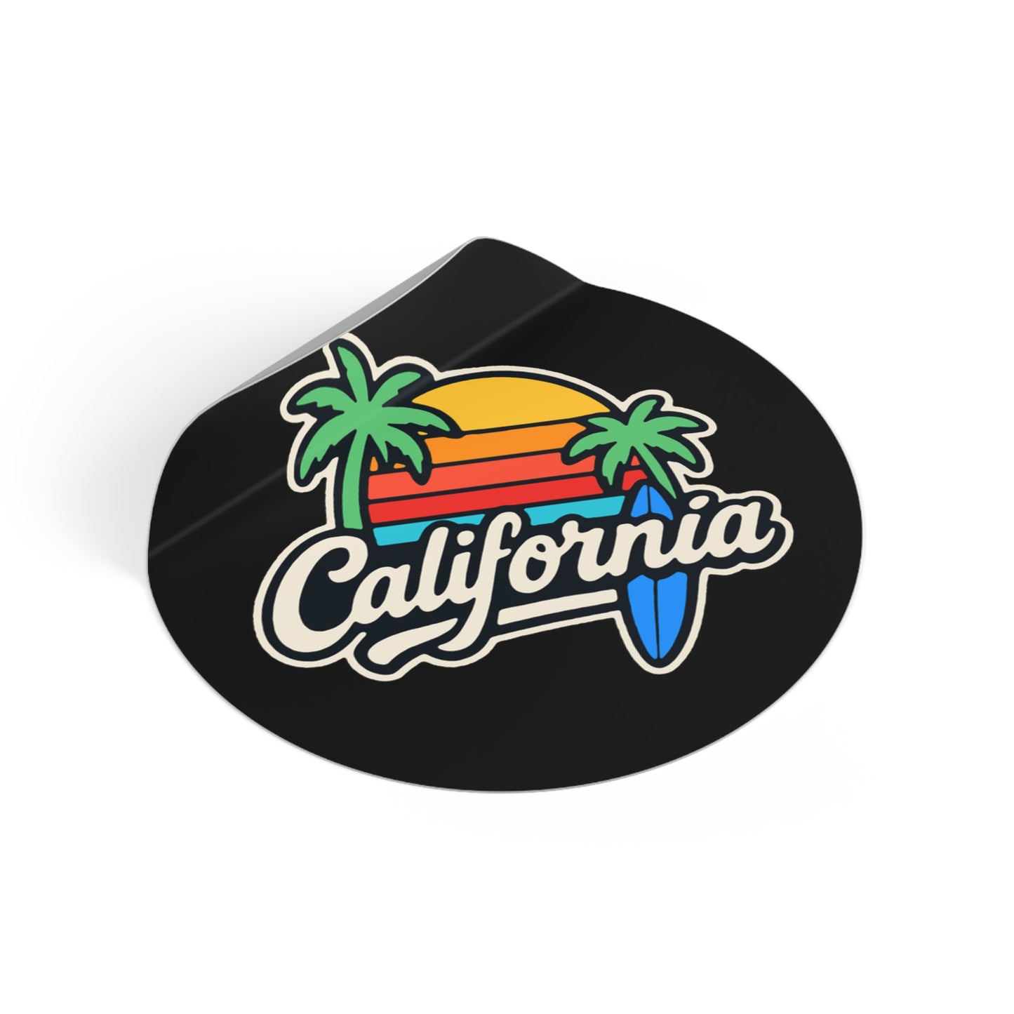 California Surf Vibes - Sticker