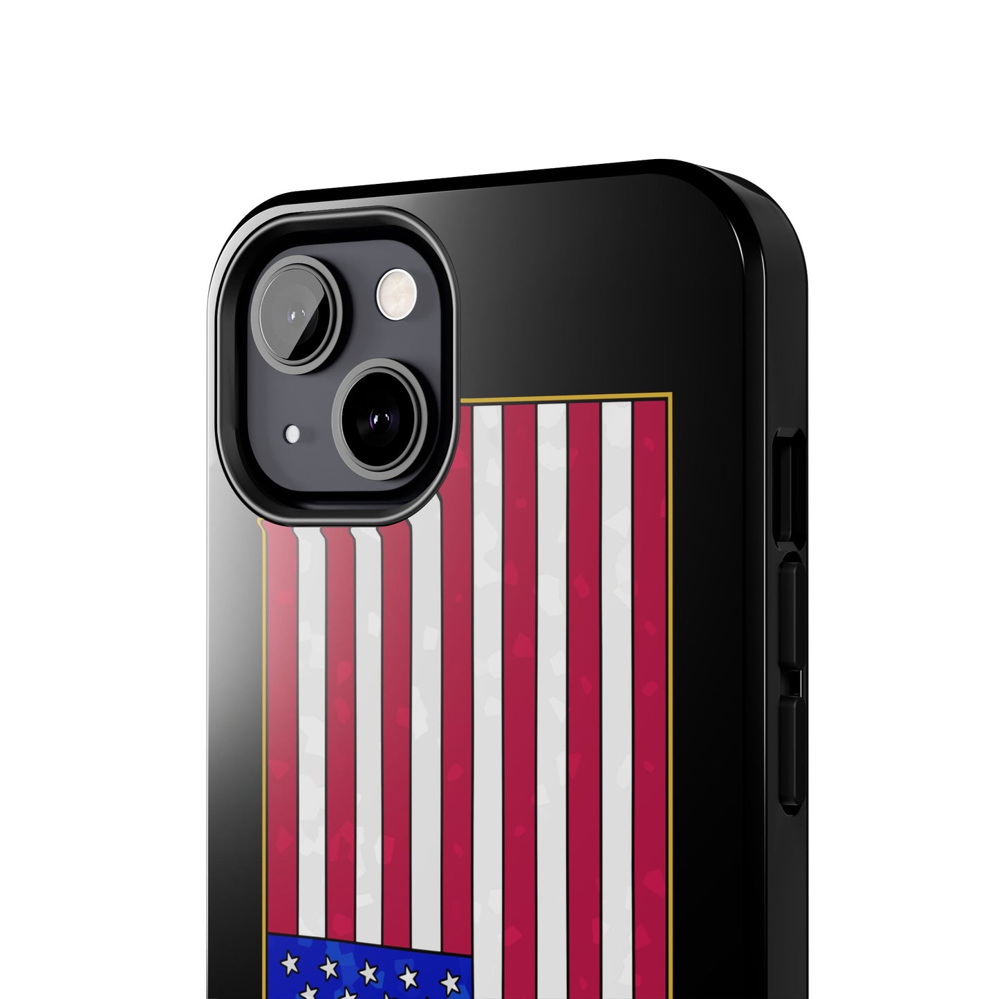 New Glory American Flag (Gold Edge Edition) - Phone Case