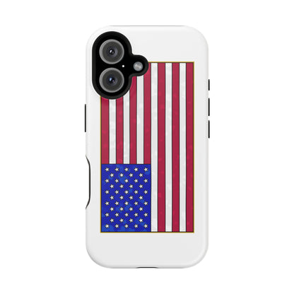 New Glory American Flag (Gold Edge Edition) - Magnetic Phone Case