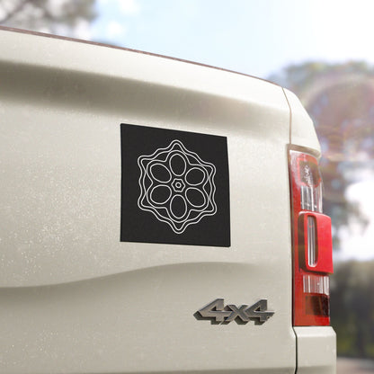Floral Design Car Magnets, Stylish Vehicle Decor, Cute Auto Accessories, Gifts for Drivers, Home Decor