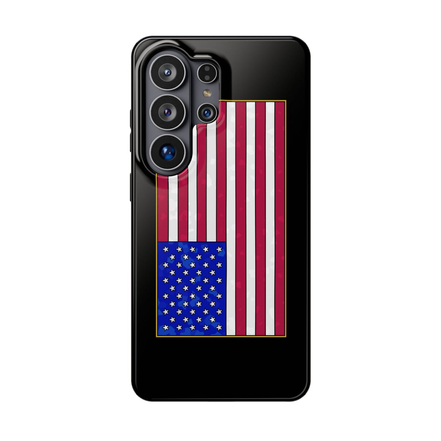 New Glory American Flag (Gold Edge Edition) - Magnetic Phone Case