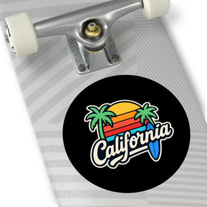 California Surf Vibes - Sticker