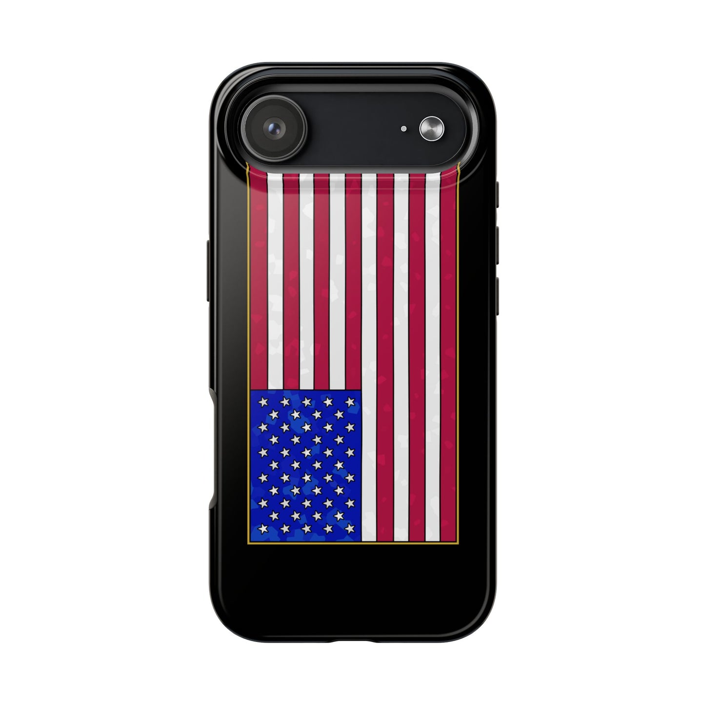 New Glory American Flag (Gold Edge Edition) - Phone Case