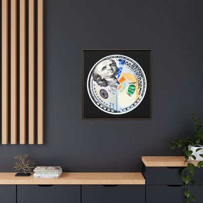 THE MOONEY - Framed Canvas