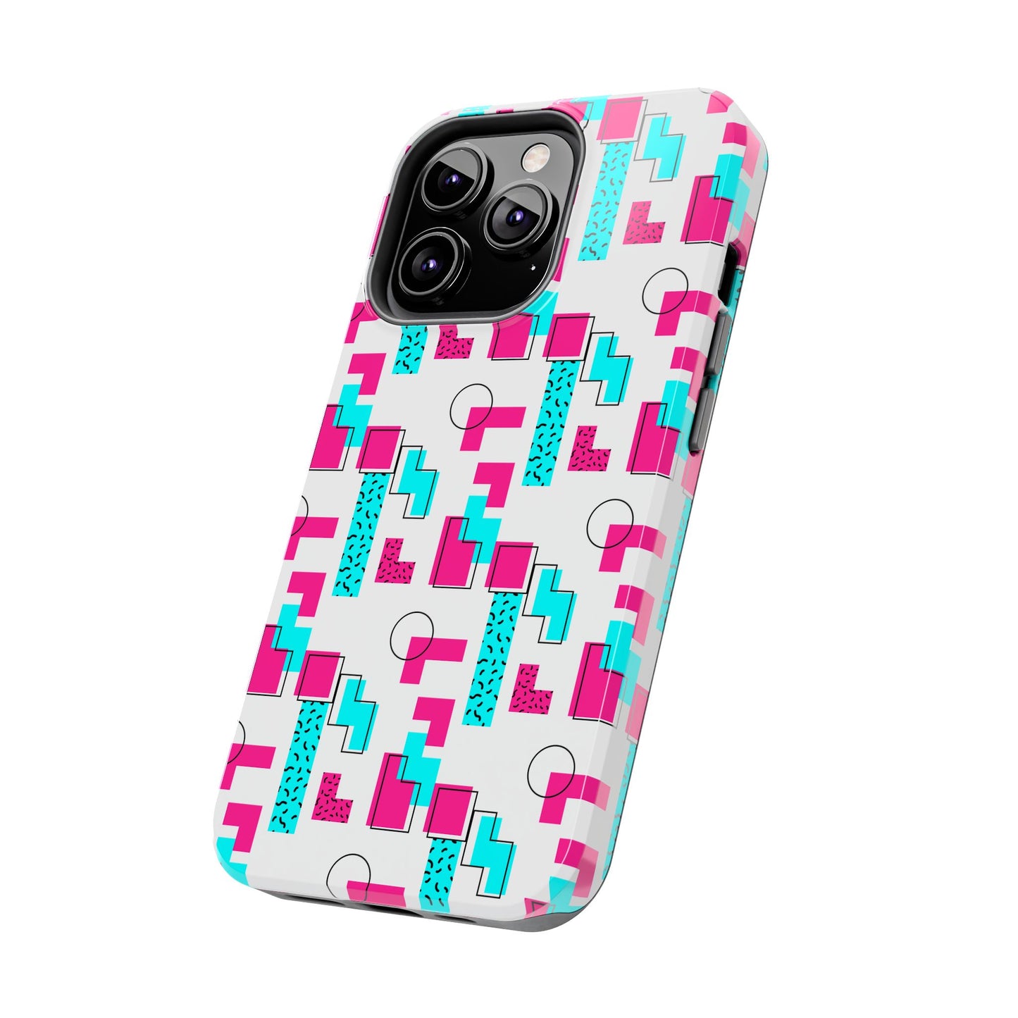 Retro Geometric Vibes - Phone Case