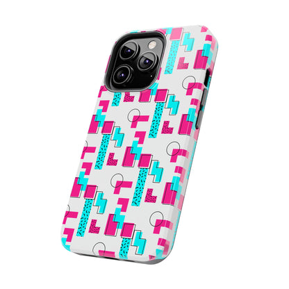 Retro Geometric Vibes - Phone Case
