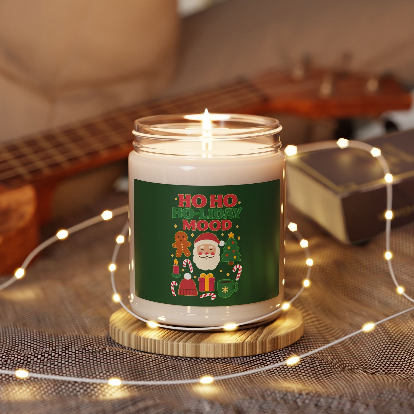 Holiday Scented Candle, Ho Ho Ho-liday Mood, Christmas Gift, Home Décor, Aromatherapy, Seasonal Fragrance, Relaxation