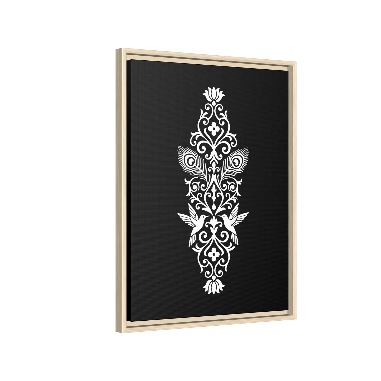 Hummingbird Soulmates - Framed Canvas