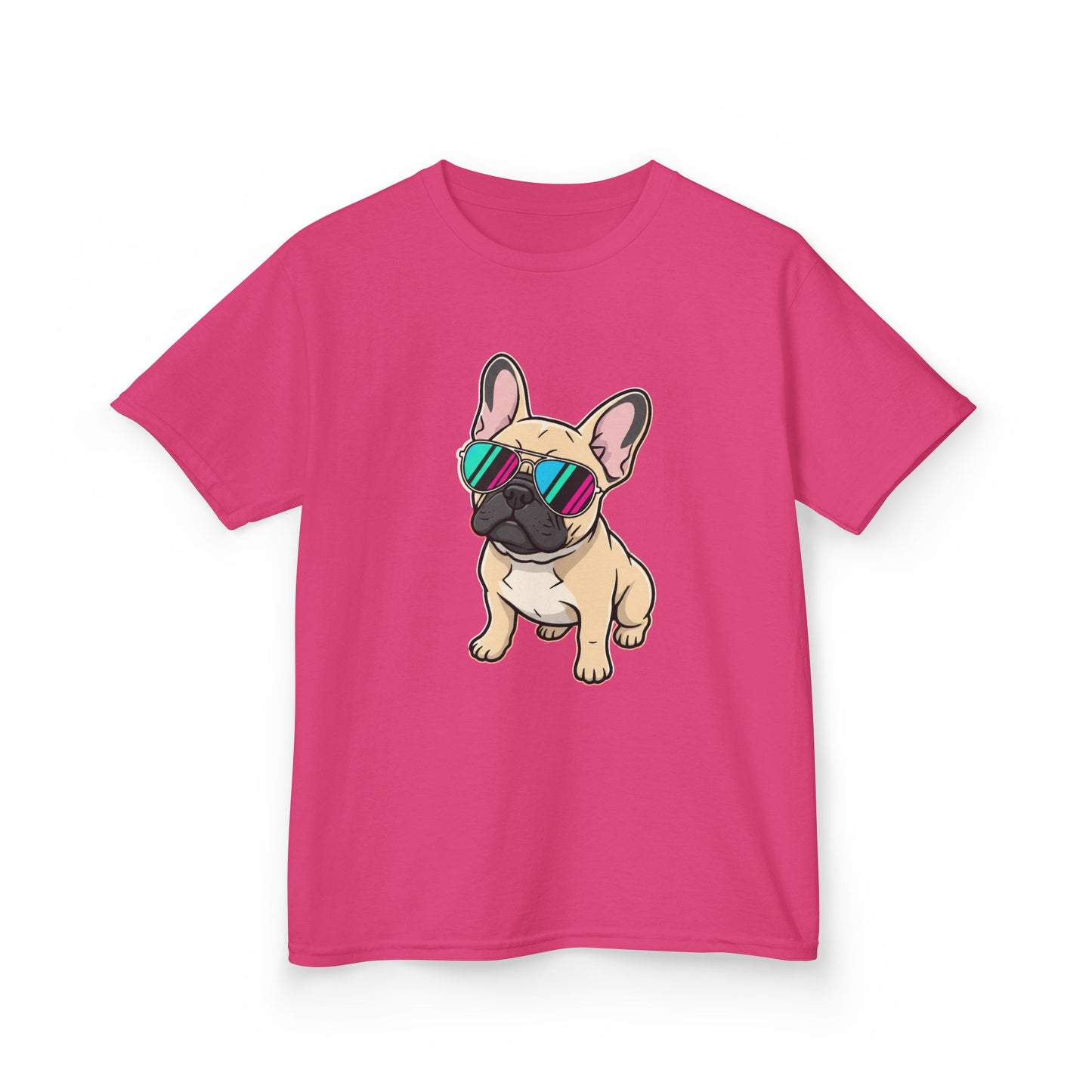 French Bulldog with Sunglasses - Kids Tee