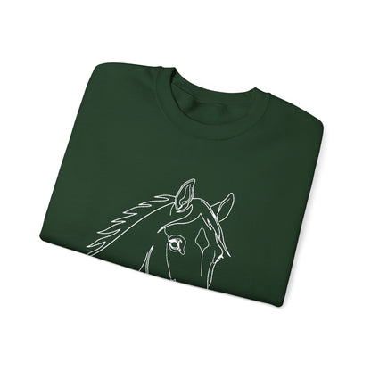 Horse Portrait Sketch - Sweatshirt